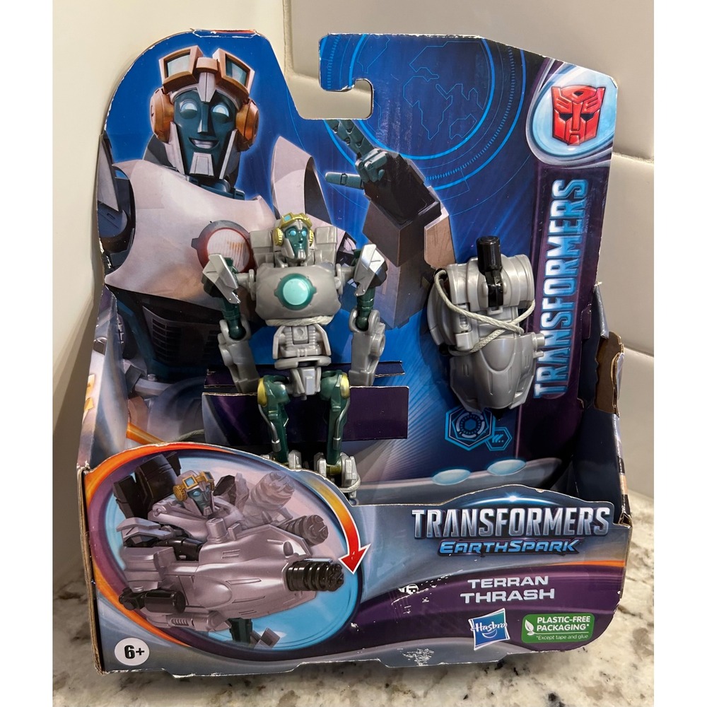 Transformers EarthSpark Terran Thrash Deluxe Class Action Figure‎ New